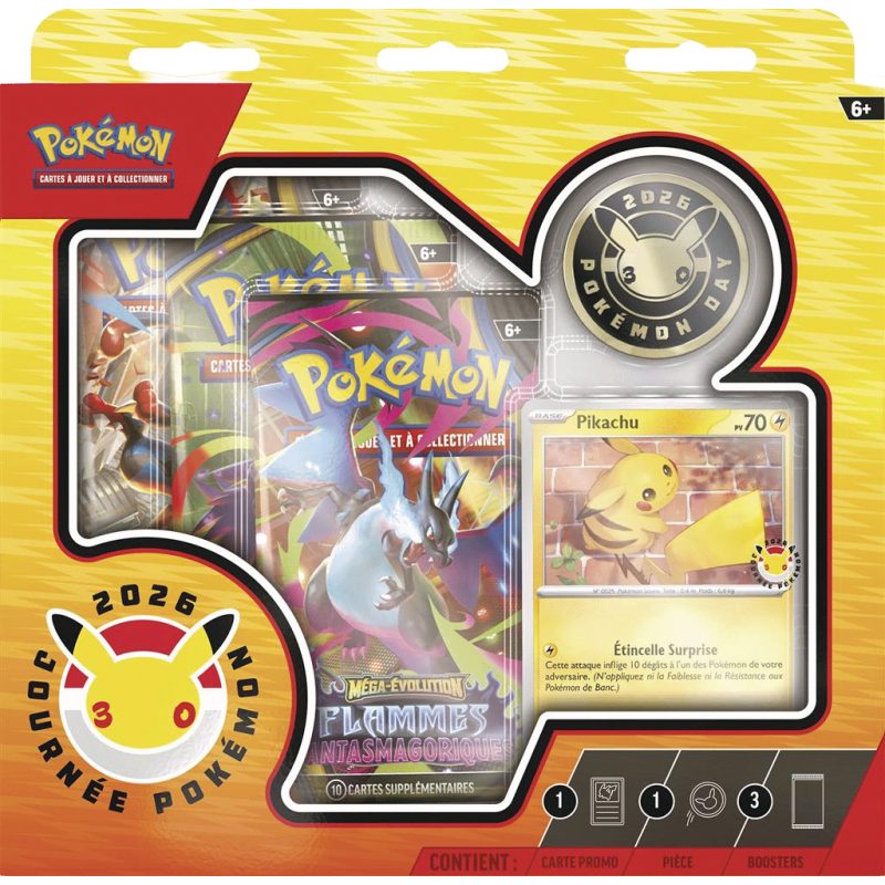 Tripack - Pokémon Day - 30 ANS - ME01/ME02 - Français