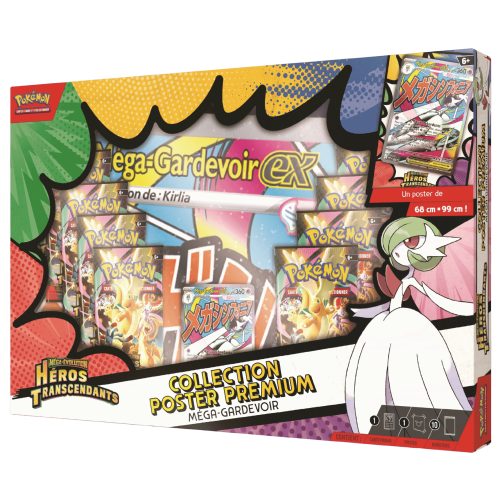 Pokemon - Coffret Collection Poster Premium - Méga-Gardevoir - Héros Transcendants - ME2.5 - Français