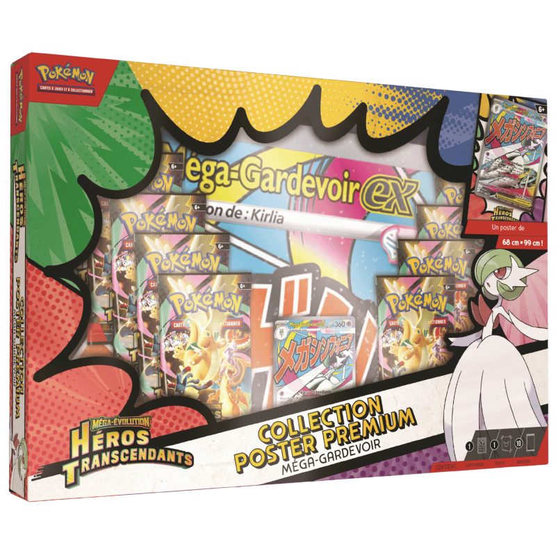 Pokemon - Coffret Collection Poster Premium - Méga-Gardevoir - Héros Transcendants - ME2.5 - Français