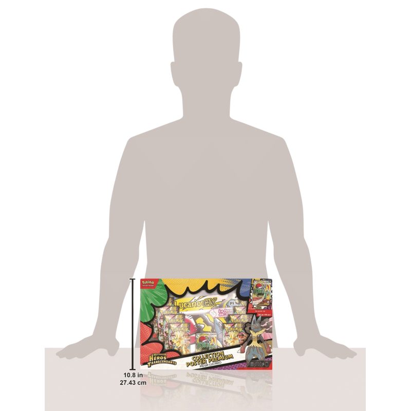 Pokemon - Coffret - Collection Poster Premium - Méga-Lucario - Héros Transcendants - ME2.5 - Français