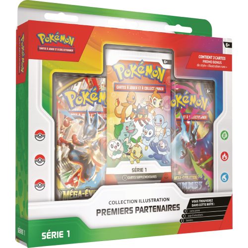 Pokemon - Coffret - Collection Illustration Premiers Partenaires - Série 1 - Français