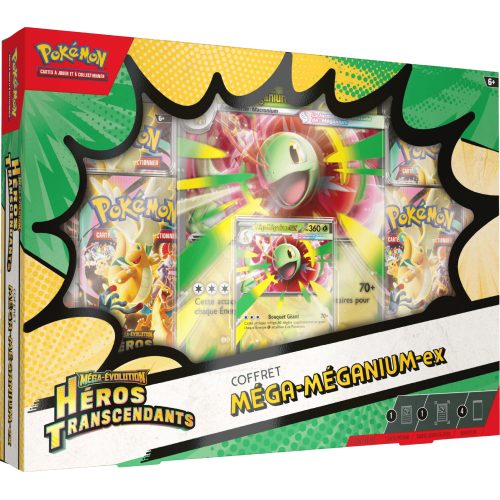 Pokemon - Coffret - Méga-Méganium ex - Héros Transcendants - ME2.5 - Français
