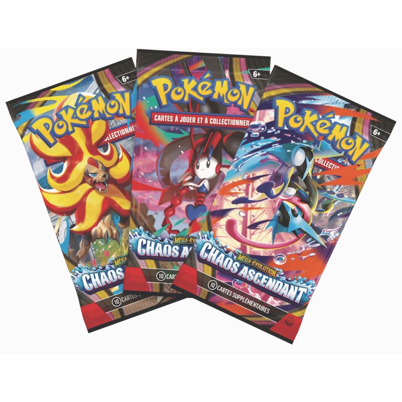 Pokémon - Tripack - Chaos Ascendant - ME04 - Français