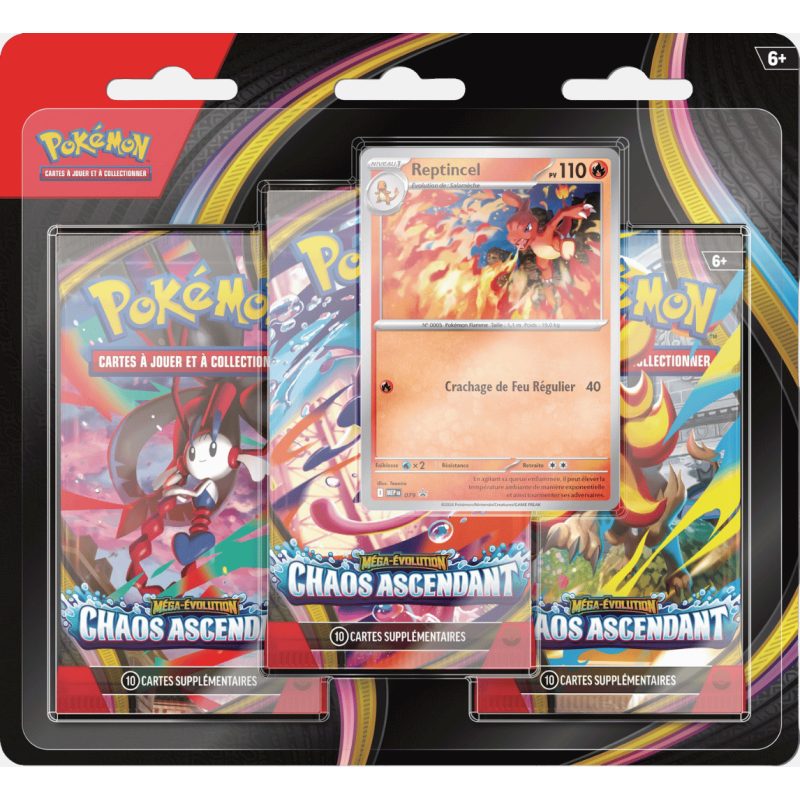 Pokémon - Tripack - Chaos Ascendant - ME04 - Français