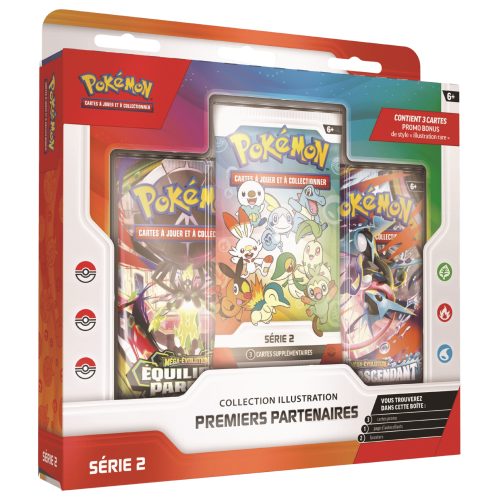 Pokemon - Coffret - Collection Illustration Premiers Partenaires - Série 2 - Français