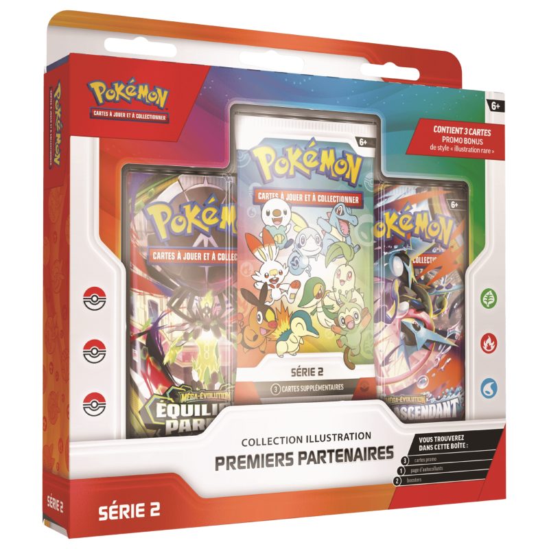 Pokemon - Coffret - Collection Illustration Premiers Partenaires - Série 2 - Français