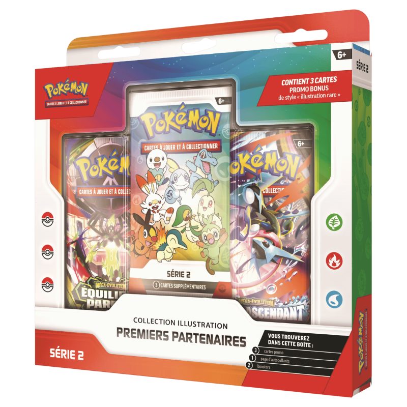 Pokemon - Coffret - Collection Illustration Premiers Partenaires - Série 2 - Français