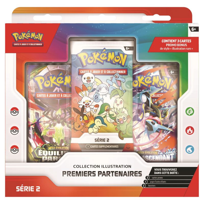 Pokemon - Coffret - Collection Illustration Premiers Partenaires - Série 2 - Français