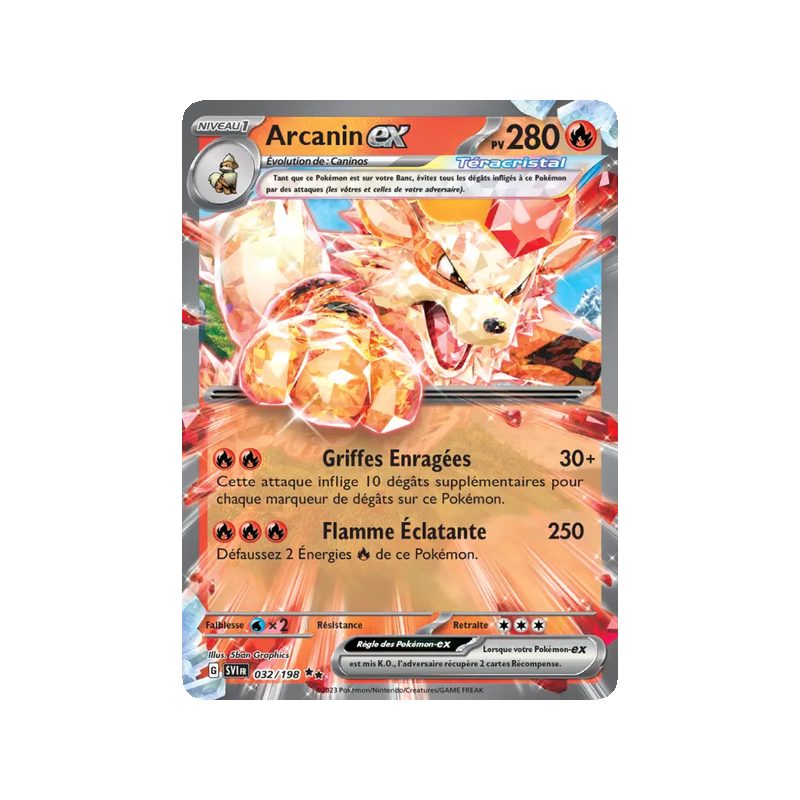 Arcanin-ex - 032/198 - EX - Écarlate et Violet