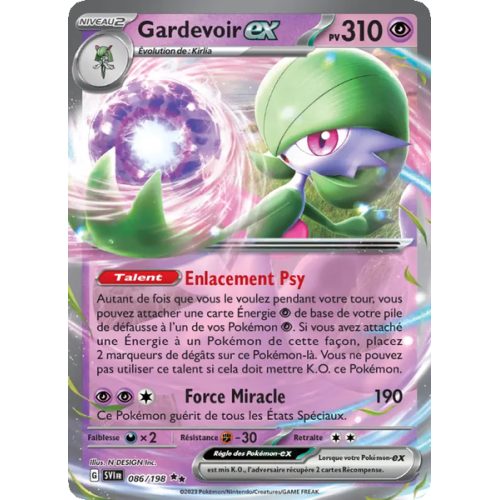 Gardevoir-ex - 086/198 - EX - Écarlate et Violet