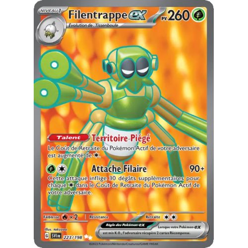 Filentrappe-ex - 223/198 - Ultra Rare - Écarlate et Violet