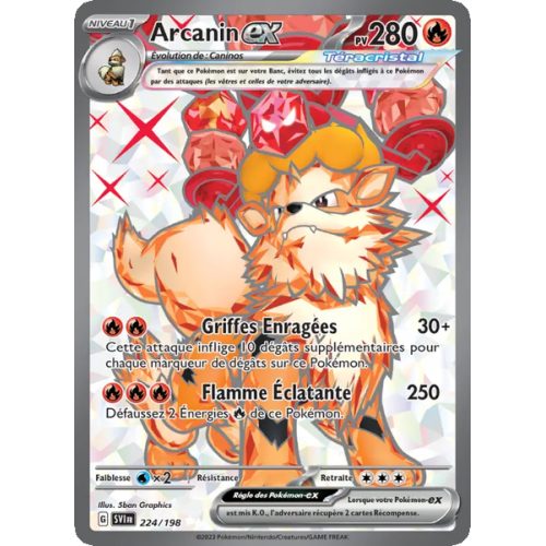 Arcanin-ex - 224/198 - Ultra Rare - Écarlate et Violet