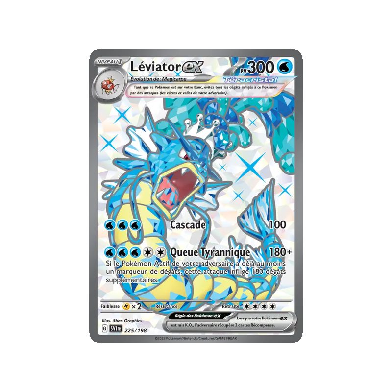 Léviator-ex - 225/198 - Ultra Rare - Écarlate et Violet