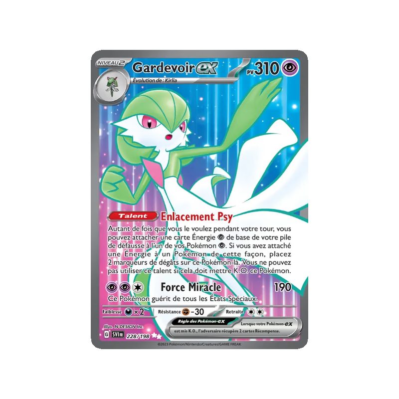 Gardevoir-ex - 228/198 - Ultra Rare - Écarlate et Violet