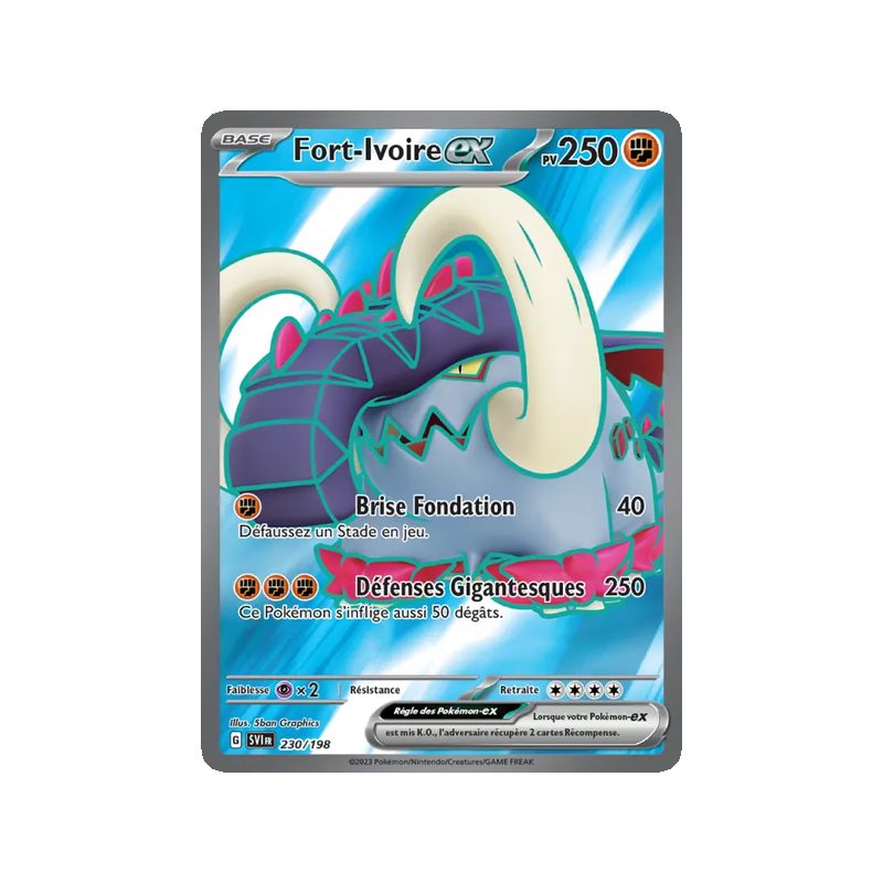 Fort-Ivoire-ex - 230/198 - Ultra Rare - Écarlate et Violet