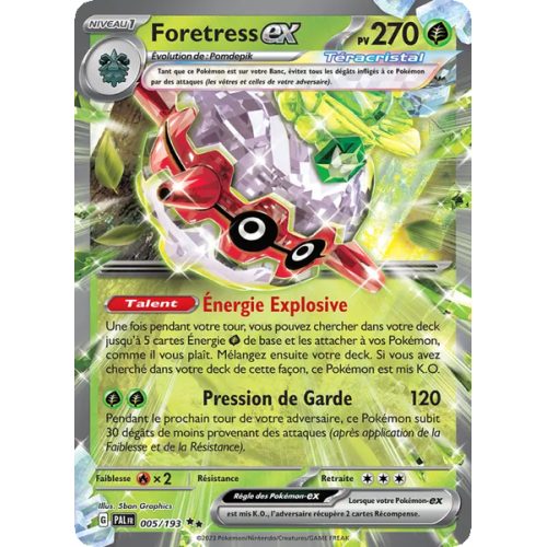Foretress-ex - 005/193 - EX - Évolutions à Paldea
