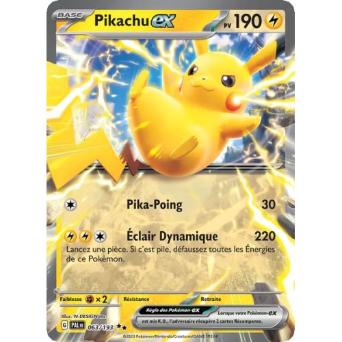 Pikachu-ex - 063/193 - EX - Évolutions à Paldea