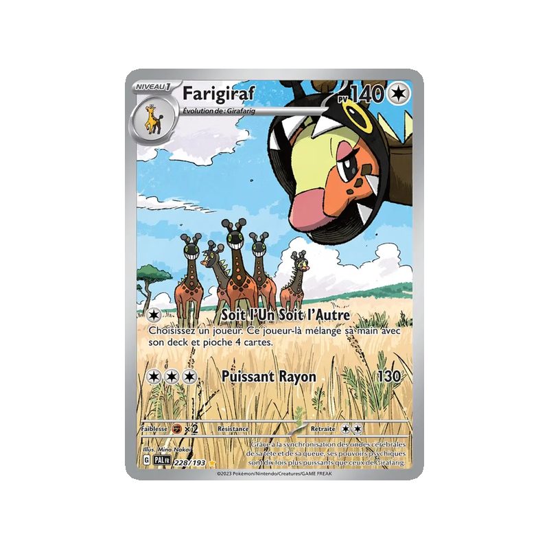 Farigiraf - 228/193 - AR - Évolutions à Paldea