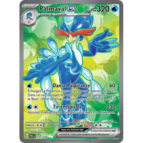 Palmaval-ex - 235/193 - Ultra Rare - Évolutions à Paldea