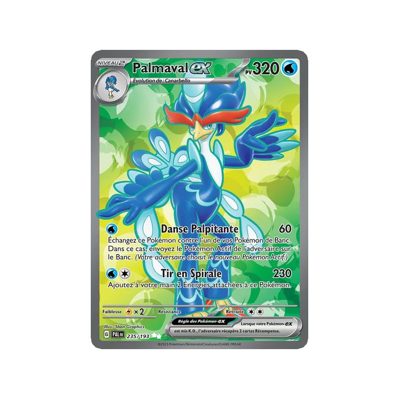 Palmaval-ex - 235/193 - Ultra Rare - Évolutions à Paldea