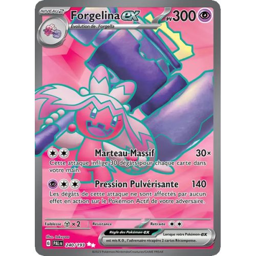 Forgelina-ex - 240/193 - Ultra Rare - Évolutions à Paldea