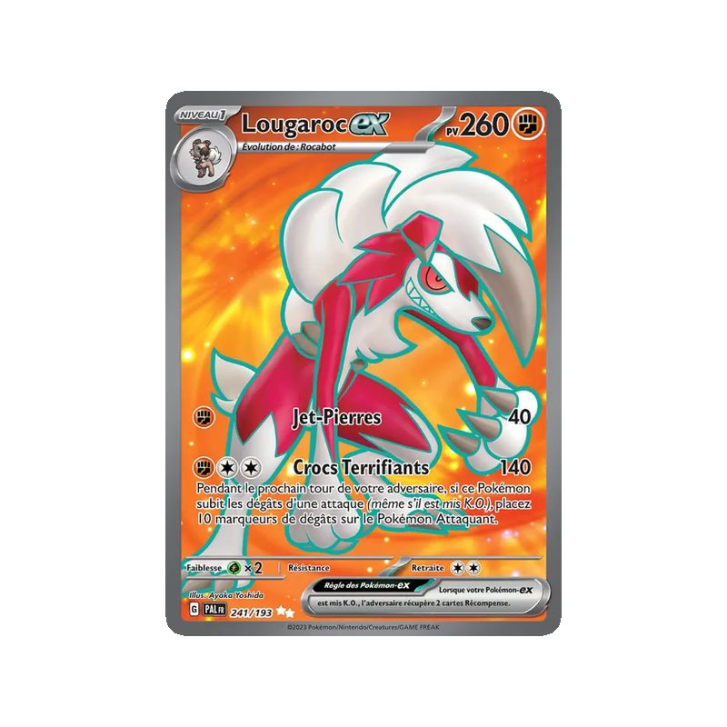 Lougaroc-ex - 241/193 - Ultra Rare - Évolutions à Paldea