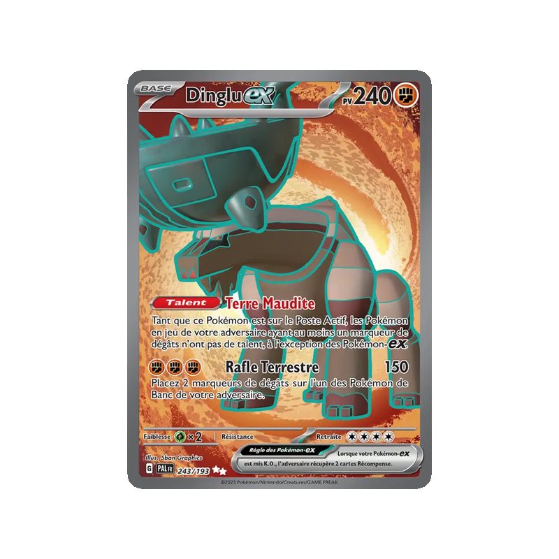 Dinglu-ex - 243/193 - Ultra Rare - Évolutions à Paldea