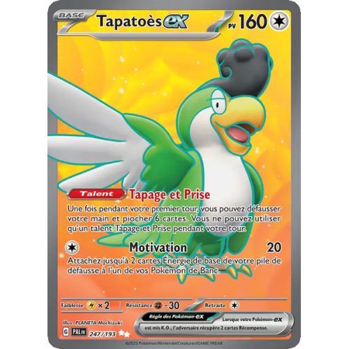 Tapatoès-ex - 247/193 - Ultra Rare - Évolutions à Paldea