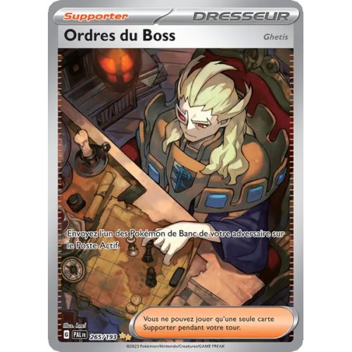 Ordres du Boss - 265/193 - Alternative - Évolutions à Paldea
