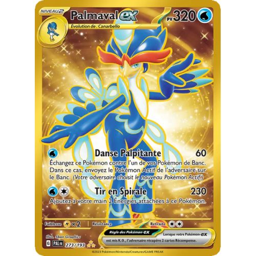 Palmaval-ex - 273/193 - Hyper rare - Évolutions à Paldea
