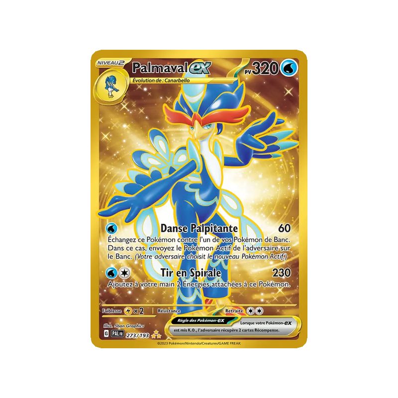 Palmaval-ex - 273/193 - Hyper rare - Évolutions à Paldea
