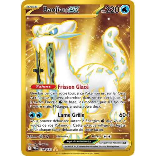 Baojian-ex - 274/193 - Hyper rare - Évolutions à Paldea