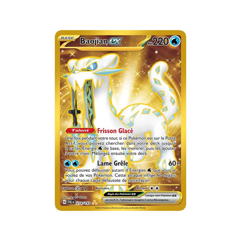 Baojian-ex - 274/193 - Hyper rare - Évolutions à Paldea