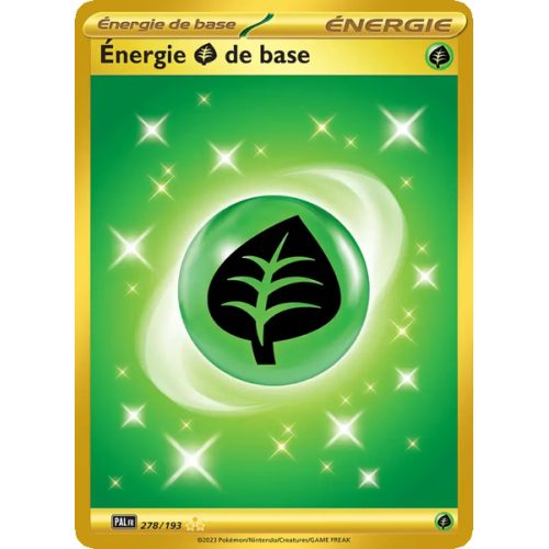 Énergie Grass de base - 278/193 - Hyper rare - Évolutions à Paldea