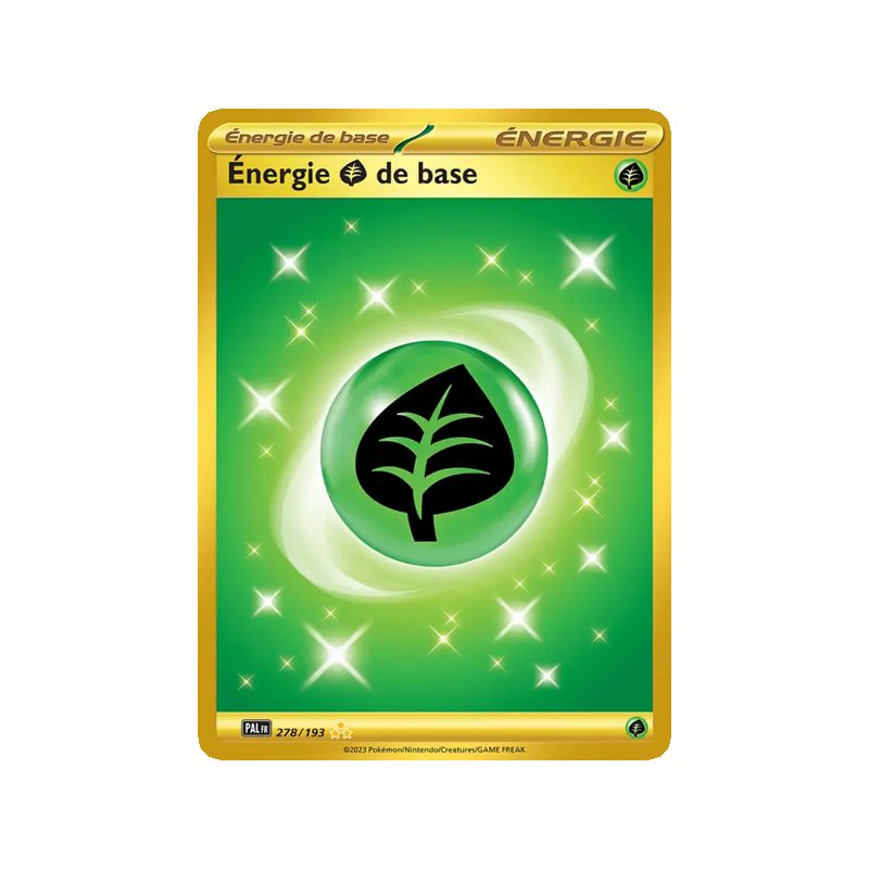 Énergie Grass de base - 278/193 - Hyper rare - Évolutions à Paldea