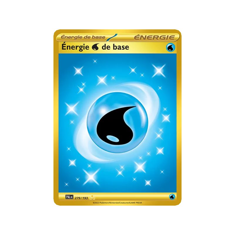 Énergie Water de base - 279/193 - Hyper rare - Évolutions à Paldea