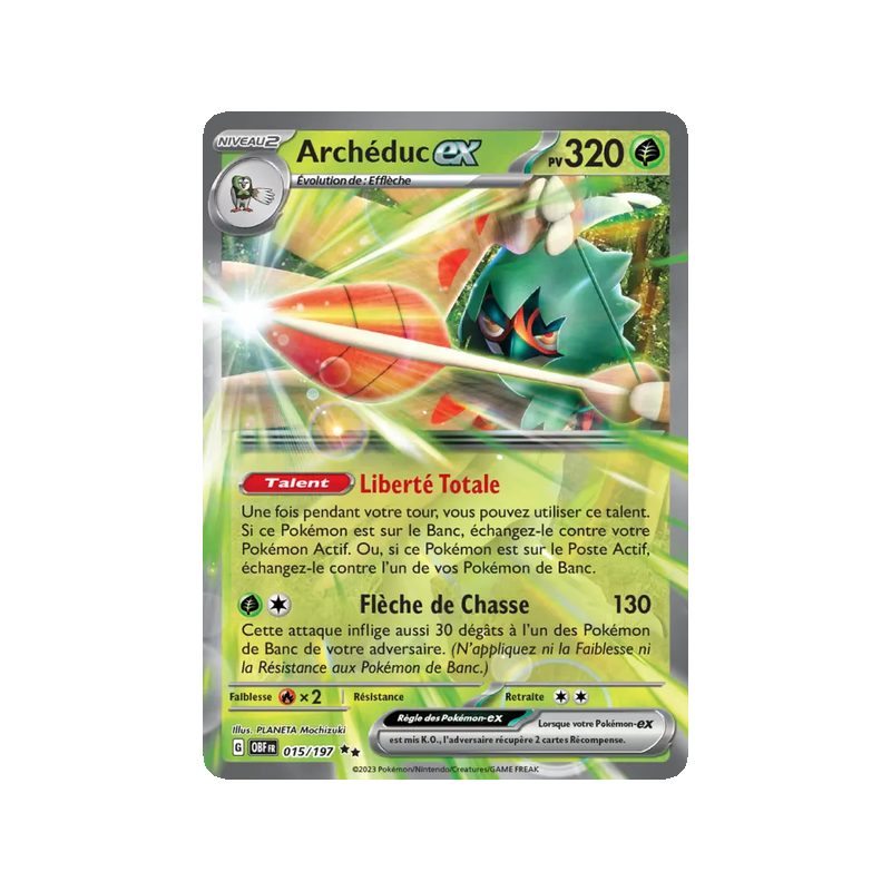 Archéduc-ex - 015/197 - EX - Flammes Obsidiennes