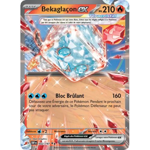 Bekaglaçon-ex - 042/197 - EX - Flammes Obsidiennes