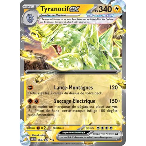Tyranocif-ex - 066/197 - EX - Flammes Obsidiennes