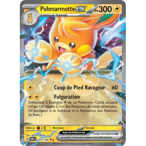 Pohmarmotte-ex - 073/197 - EX - Flammes Obsidiennes