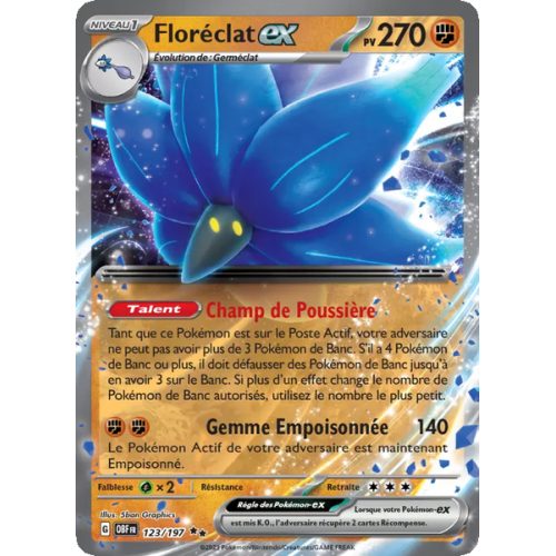 Floréclat-ex - 123/197 - EX - Flammes Obsidiennes