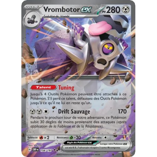 Vrombotor-ex - 156/197 - EX - Flammes Obsidiennes