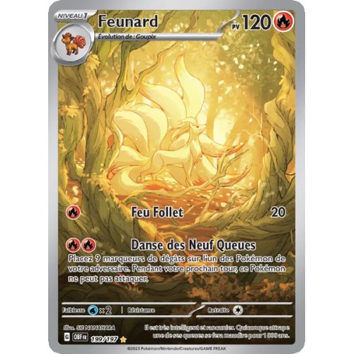 Feunard - 199/197 - AR - Flammes Obsidiennes