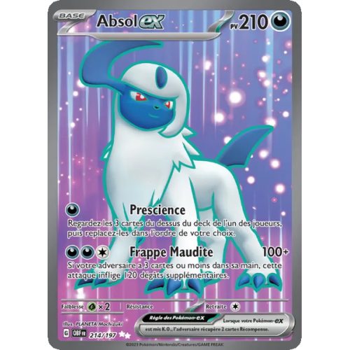 Absol-ex - 214/197 - Ultra Rare - Flammes Obsidiennes
