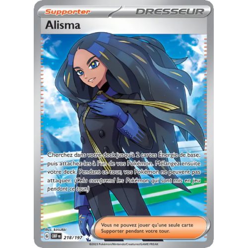 Alisma - 218/197 - Ultra Rare - Flammes Obsidiennes