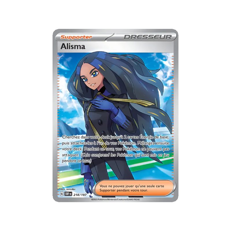 Alisma - 218/197 - Ultra Rare - Flammes Obsidiennes