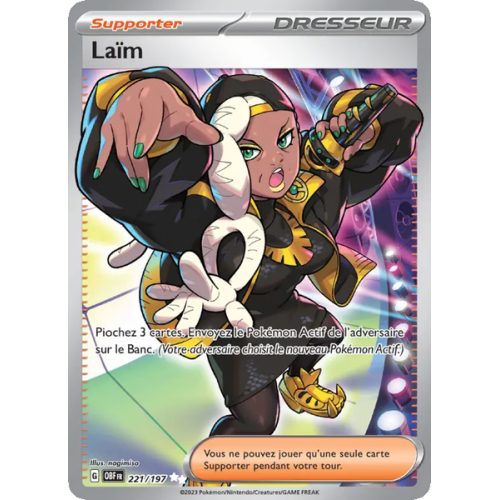 Laïm - 221/197 - Ultra Rare - Flammes Obsidiennes