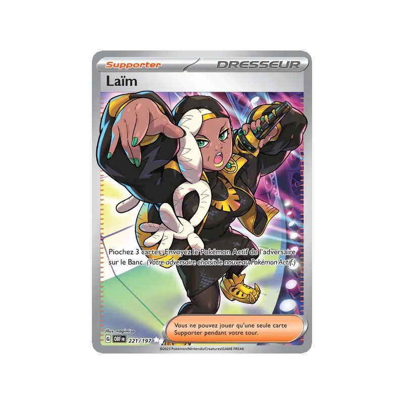 Laïm - 221/197 - Ultra Rare - Flammes Obsidiennes