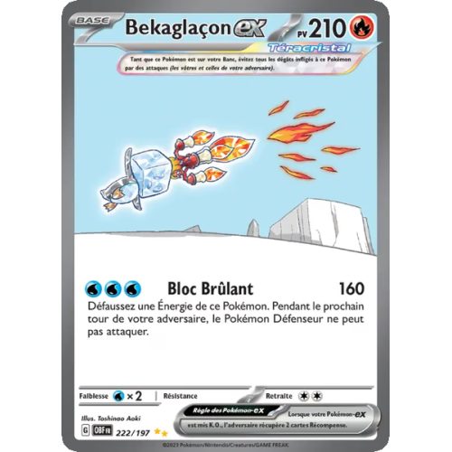 Bekaglaçon-ex - 222/197 - Alternative - Flammes Obsidiennes