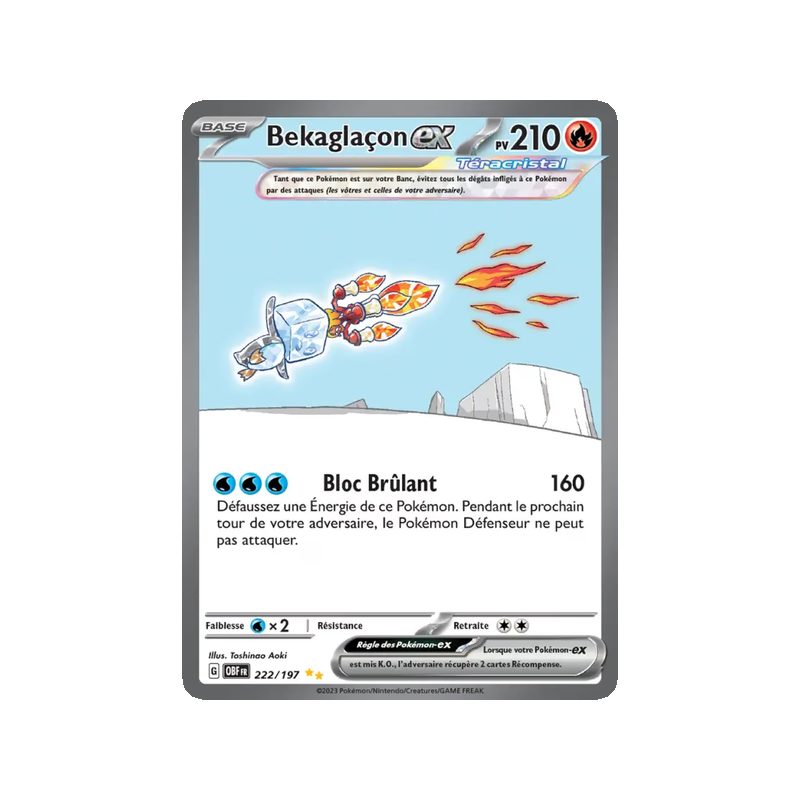 Bekaglaçon-ex - 222/197 - Alternative - Flammes Obsidiennes